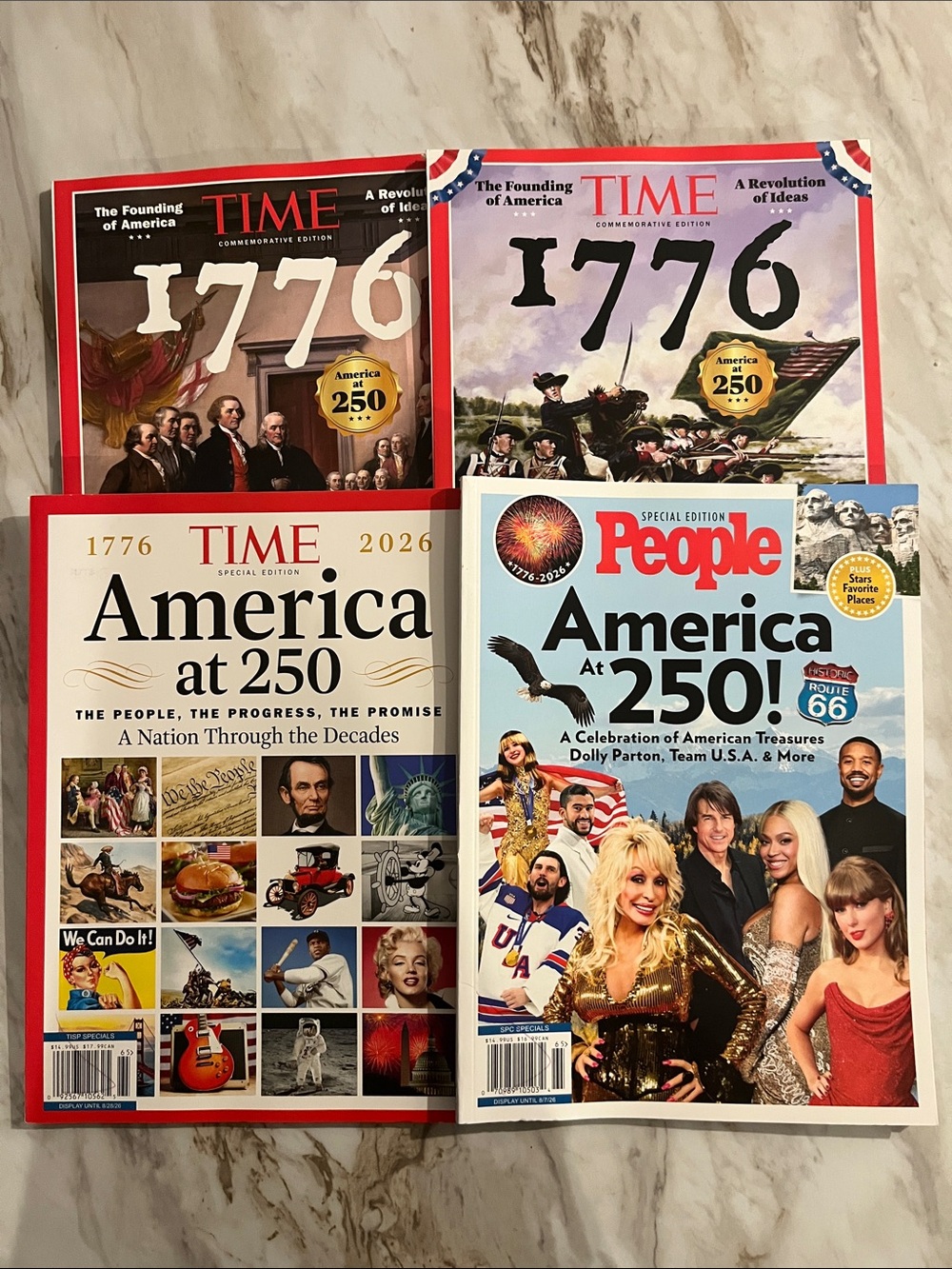 America 250 Year Celebration Magazines